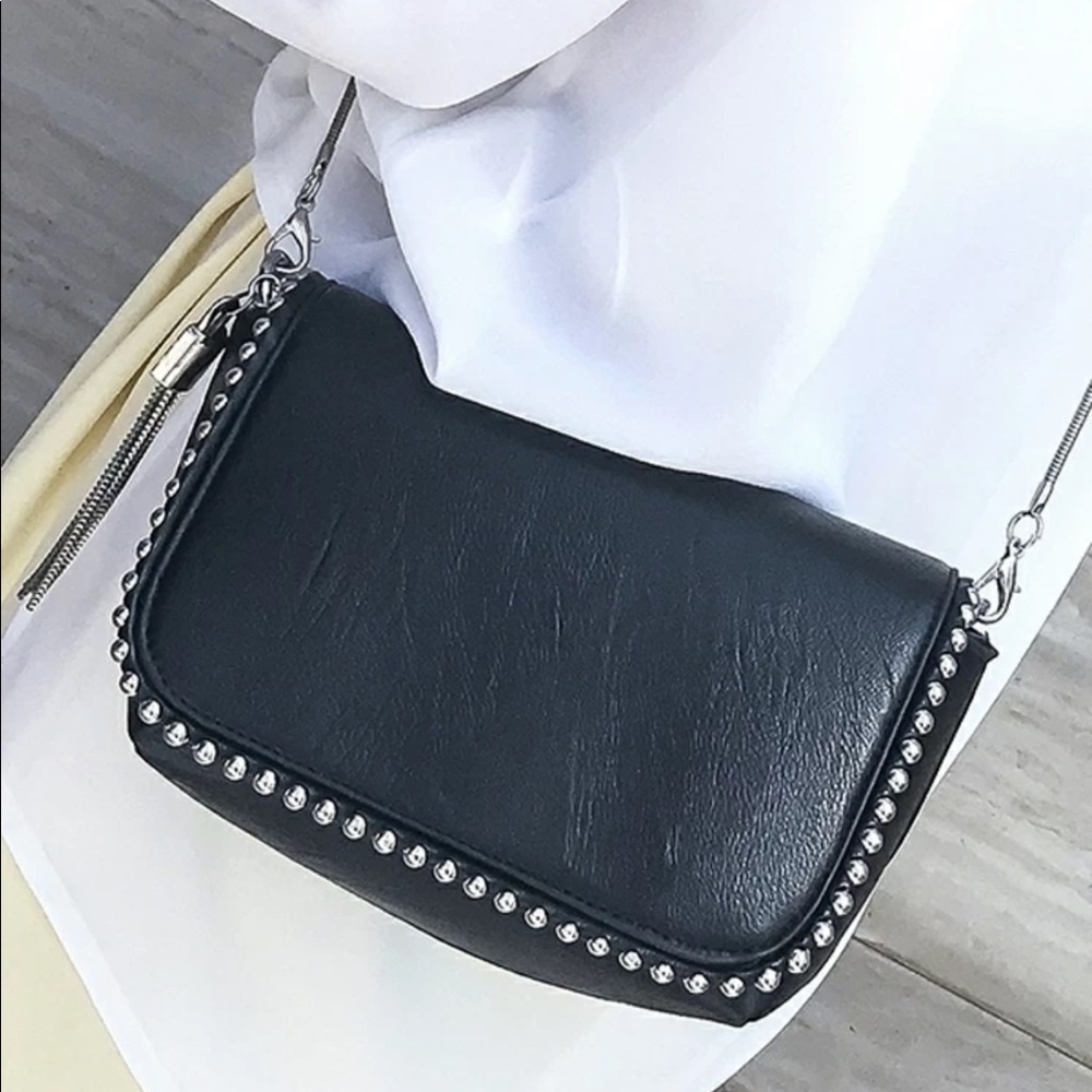 Metal beaded crossbody bag - Picture 5 of 5